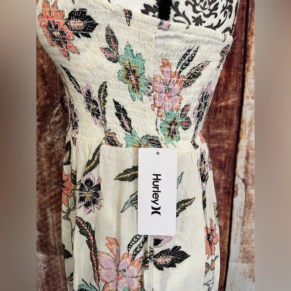 Hurley | NWT Island Batik Floral Mini Dress - Picture 7 of 12